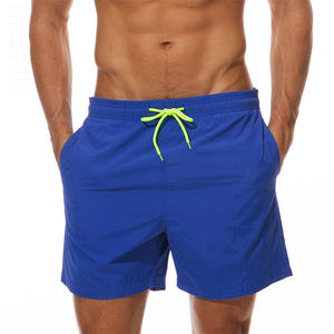 Pantalones cortos de baño para hombre de secado rápido de verano de alta calidad, pantalones cortos de playa impermeables con estampado personalizado de Color sólido, envío DDP - Product Image 2