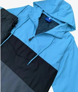 Ensemble de survêtement coupe-vent à col montant personnalisé pour hommes veste en nylon et polyester pour l'hiver jogging en plein air nouveau - Product Image 2