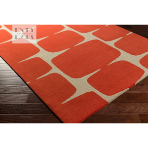 Las alfombras modernas de lana 100% con mechones a mano para dormitorio y sala de estar agregan un toque minimalista estético al piso del hogar - Product Image 6