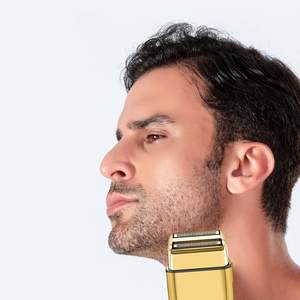 Afeitadora Eléctrica Inalámbrica con Cuchilla Doble Rotatoria y 2 Piezas de Repuesto Lavables para Afeitar la Cara - Product Image 4