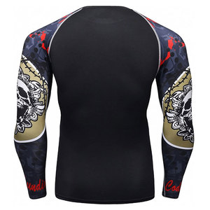 Rashguard MMA à manches longues, respirant, en matériau écologique, personnalisable, faible MOQ, service OEM, haute qualité, vente chaude - Product Image 3