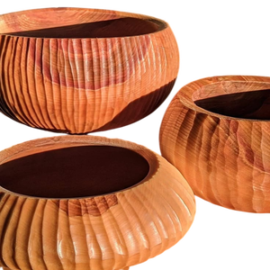 Bol de service en bois massif fait à la main écologique polyvalent pour les fêtes - Product Image 5