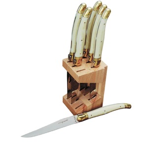 Porte-couteaux en bambou à 2 niveaux Support de bloc de boucher pour comptoir Prix compétitif Rangement de cuisine durable et élégant Prix de gros - Product Image 1