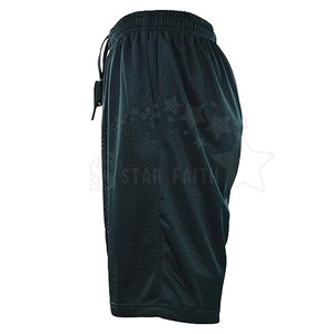 Shorts Casuales de Malla Ecológica con Cintura Elástica, Color Sólido, Sensación Suave y Ajuste Cómodo para Uso Diario en Verano - Product Image 2