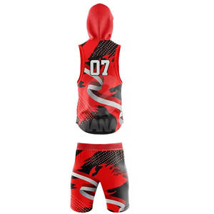 Uniformes de Flag Football 100% Poliéster Estampados y Transpirables con Nombre y Números de Equipo Personalizados, Ropa Deportiva para Equipos 7on7 - Product Image 3