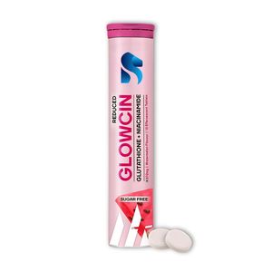 Suplemento para el Cuidado de la Salud Glowcin Radiance Enhancement, Sin Azúcar, Sabor Sandía, Niacinamida, Tabletas Efervescentes en Polvo, Seguro - Product Image 1