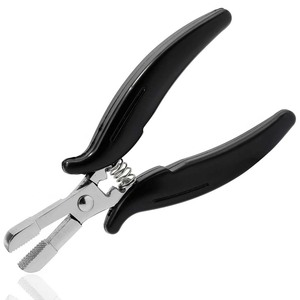 Pinzas de Acero Inoxidable para Extensiones de Cabello, Herramientas Multifuncionales para Extensiones de Cabello con Punta Plana - Product Image 1