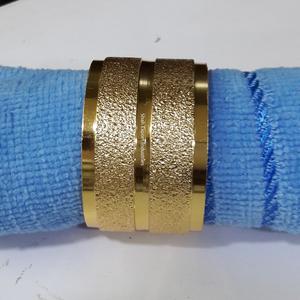 Rond de serviette en métal martelé en cuivre pour la maison Table à manger Banquet et occasion spéciale décor de table porte-serviettes - Product Image 6