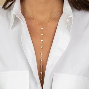 สร้อยคอเพชรกลมแบบกลมมีสไตล์ได้รับการรับรอง IGI DEF สีทองกุหลาบทองสีขาวทองสีเงินเครื่องประดับชิ้น - Product Image 1