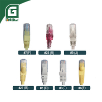 Kabel Patchcord Ethernet GETEKnet Tembaga RJ45 Cat6a Cat7 Cat8 FTP UTP 0.5m 15m 50m Jaringan LAN Cat 6a 7 8 Kabel Data