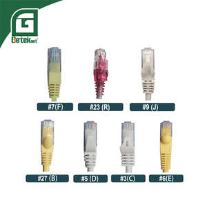 Geteknet Đồng RJ45 cat6A CAT7 cat8 Patchcord Ethernet <span class=keywords><strong>FTP</strong></span> UTP vá cáp 0.5m 15M 50M Mạng Lan mèo 6A <span class=keywords><strong>7</strong></span> 8 dữ liệu vá dây - Product Image 6