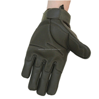 Guantes de tiro con arco de cuero personalizados con pantalla táctil, impermeables, de dedo completo o medio dedo, con dedos plegables para entrenamiento, con logotipo personalizado