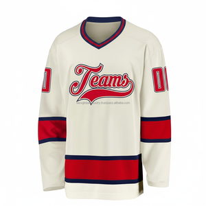 Maillot de hockey sur glace personnalisé – Tissu léger et durable OEM - Product Image 1
