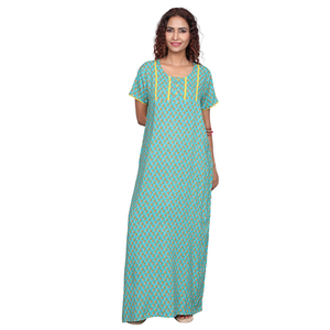 ชุดราตรีผ้าเรยอนสำหรับผู้หญิงชุดนอนผ้า100% สำหรับฤดูร้อนกำหนดขนาดและสีได้ - Product Image 1