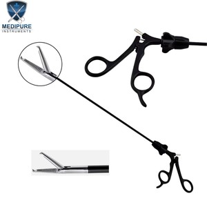 คีมจับแบบโคเชอร์สำหรับการผ่าตัดผ่านกล้อง ขนาด 5 มม. x 31 ซม. ได้รับการรับรองมาตรฐาน CE สำหรับการผ่าตัดลดน้ำหนักแบบผ่าตัดผ่านกล้อง - Product Image 6