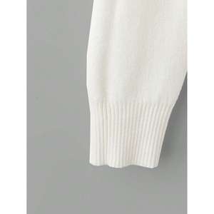 Women's Plus Size V-Neck Long Sleeve Embroidered Knit <b>Cardigan</b> Sweater - Product Image 5
