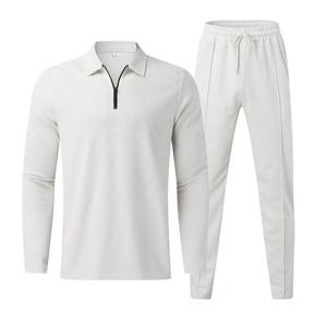 Survêtements à manches longues et à séchage rapide pour hommes Sweatshirts à fermeture éclair et quart de designer OEM Fournisseur de vêtements de golf Survêtements pour hommes de grande taille - Product Image 3