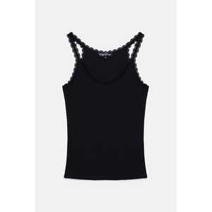 Blusa Casual de Encaje para Mujer, con Logotipo Frontal, Cuello Redondo, Manga Corta, Tela de Poliéster, Talla XL, Moda Diaria de Verano - Product Image 6