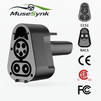 Adaptateur de chargeur EV DC 250A CCS1 vers NACS à corps court, IP54, pour projets de flottes de pick-up électriques (vente en gros)