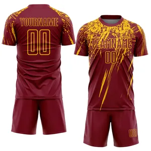 New mô hình mới nhất bóng đá Jersey và quần short sets Top người bán tùy chỉnh thăng hoa đồng phục bóng đá cho bán OEM ODM dịch vụ