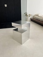 Exportateur indien Azora Industries, table basse en aluminium légère et robuste, réglable en hauteur, écologique, petite taille