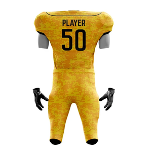 Conjuntos de uniformes de entrenamiento de diseño personalizado de rendimiento para adultos jóvenes, uniformes de fútbol americano ligeros de secado rápido transpirables - Product Image 3