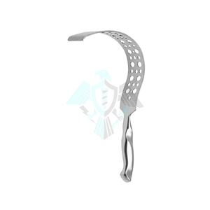 Proveedor al por mayor Pissco para Kasden Retractor de hoja fina Hojas de doble extremo de 5mm y 9mm Retractor quirúrgico de mango redondo - Product Image 3