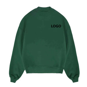 Sudadera con hombros descubiertos para hombre con estilo y ropa de calle de manga larga personalizada de algodón pesado y característica de logotipo en negrita - Product Image 3