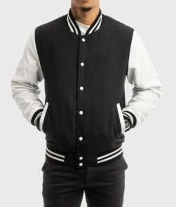 Custom Varisty <b>Jacket</b> Embroidery Logo <b>Leather</b> Sleeves Wool Letterman Varsity <b>Jacket</b> <b>Men</b> Baseball <b>Jacket</b> - Product Image 1