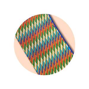 Exclusive 51 Inch Kente Jacquard Weave 270 GSM Ethnic <b>Textile</b> for Authentic African Garments and <b>Crafts</b> - Product Image 1