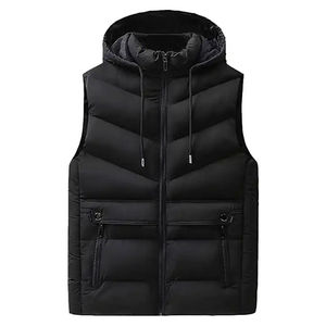 OEM matelassé hommes gilets et gilets bulle chaud hommes gilet veste LOGO personnalisé hommes sans manches gilet chauffant veste - Product Image 5