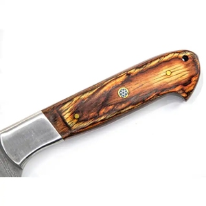 มีดเชฟดามัสกัสทำด้วยมือด้ามจับไม้มีดทำครัวคมมีดเชฟ12นิ้วดีไซน์ใหม่ล่าสุด - Product Image 3