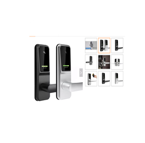 Serrure numérique en acier inoxydable haute sécurité, porte en bois électrique, cylindre européen personnalisable, fonction sans clé, accès à distance, 60 mm - Product Image 2