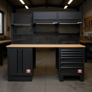 Juego de herramientas Facom de 2.175 m con gabinetes de herramientas con tapa de madera - Product Image 3