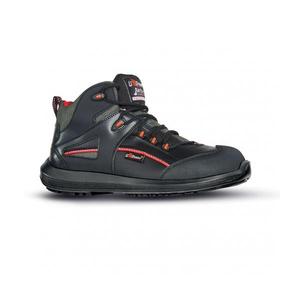 รองเท้าเซฟตี้สีดำ U-POWER ไม้สักสูง ESD S3 SRC - Product Image 1