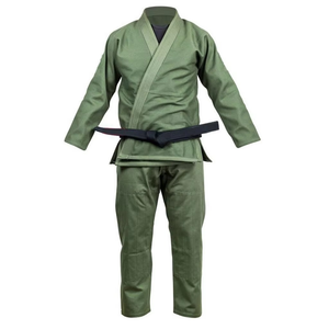 Traje de artes marciales con logotipo personalizado de fábrica al por mayor Judo BJJ Gi Kimono Jiu Jitsu Karate traje Taekwondo uniforme ropa de artes marciales - Product Image 1