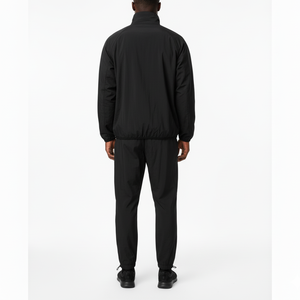 Vente en gros Ensemble sweat-shirt à capuche zippé et jogger coupe-vent chaud coupe-vent avec logo imprimé personnalisé vêtements de sport pour hommes - Product Image 3