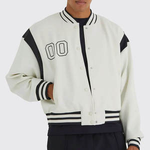 Veste universitaire classique coupe moderne support de décoration de broderie tendance pour tenue décontractée sport Vibes Street Style Fashion Forward - Product Image 4