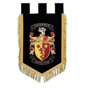 Beautiful Hand Embroidery Lace <b>Frame</b> Badges with Customized <b>Family</b> Crests and Souvenir Design - Product Image 2
