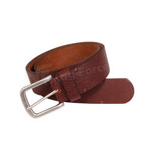 Cinturón de Cuero Vacuno Genuino con Hebilla de Camuflaje Vintage para Hombre, Venta al Por Mayor de Fábrica, Alta Calidad, Ecológico y Duradero - Product Image 1