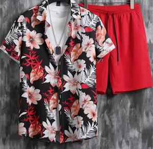 ชุดเสื้อเชิ้ตแขนสั้นลำลองแฟชั่นฤดูร้อนสำหรับผู้ชายเรียบง่าย รุ่นใหม่ปี 2026 - Product Image 3
