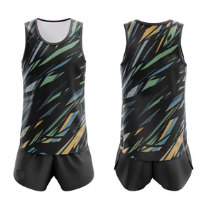 Fabricant pakistanais dernier prix uniforme d'athlétisme de course impression par sublimation matériau souple uniforme d'athlétisme respirant - Product Image 1