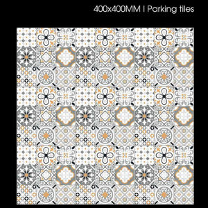 Carreaux de pavage en porcelaine pour extérieur 400x400 mm 40x40 cm 16x16 pouces Finition mate Antidérapant Jardin Patio - Product Image 1