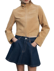 Jupes courtes en denim unique et tendance de qualité exportée pour une ambiance de week-end parfaite, disponibles à un prix abordable - Product Image 5