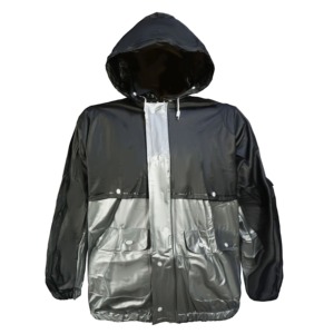 Traje de lluvia de motocicleta negro de alta calidad en nuevo hecho con poliéster duradero para viajes y actividades al aire libre - Product Image 5
