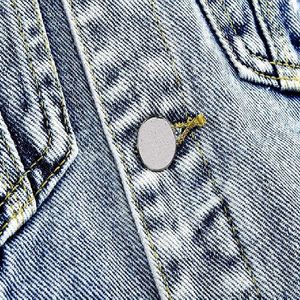 Blousons en jean unisexe en gros, en coton tricoté, réversibles, effet vintage délavé, col rabattu, collection Printemps 2026 - Product Image 5