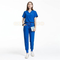 Meilleures ventes Uniforme de gommage médical pour hôpital Matériau durable Uniforme de gommage médical grande taille