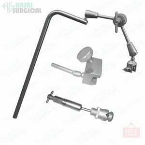 Système de rétracteur de bras Martin endoscopique, ensemble d'instruments chirurgicaux en acier inoxydable, support de scope, ensemble complet certifié CE - Product Image 3