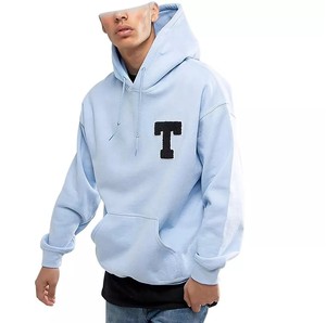 Sweat à capuche d'hiver en molleton bouclette 100 % coton 340g pour homme, coupe classique, uni, personnalisable, livraison rapide - Product Image 1