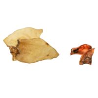 Friandises sèches Premium pour chiens avec oreilles de buffle et de vache collations durables et nutritives pour animaux de compagnie Options alimentaires saines et délicieuses
